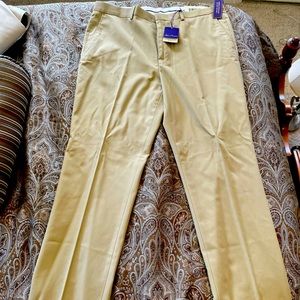 NWT Alan Flusser Classic Khaki dress pants.  Size is 38W x 34L.
